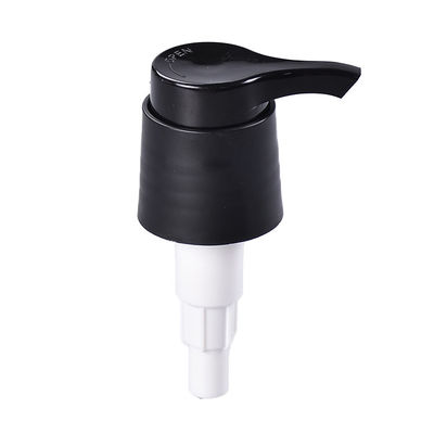 28410 Pompa Dispenser Lotion Plastik Leher Tinggi Warna Hitam Dan Putih