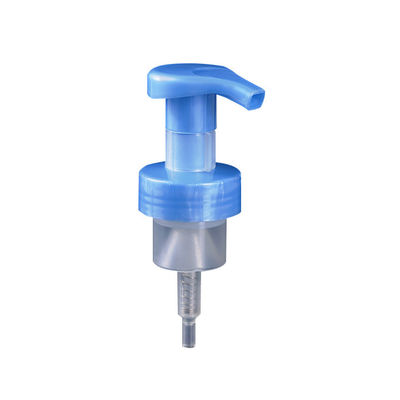 Pompa Dispenser Sabun Plastik Biru ISO9001 Dengan Kunci Terpotong