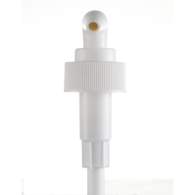 33/410 Pompa Lotion Plastik Mulut Panjang Putih Untuk Sampo Ramah Lingkungan