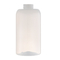 Custom Printed 800ml Glass Pump Lotion Bottle White Boston Round Kosong