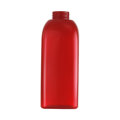 Botol Pompa Gel Mandi Hewan Peliharaan Plastik Merah 500ml Kapasitas Besar yang Dapat Didaur Ulang