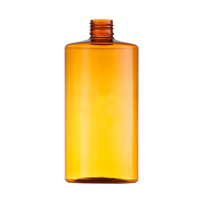 Botol Plastik Transparan Oranye Dapat Disesuaikan Gaya / Warna / Ukuran