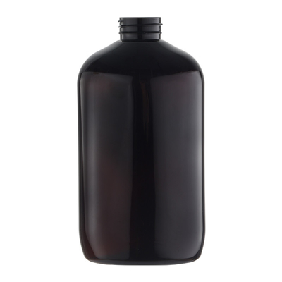 Botol Kemasan PET Coklat Tua Untuk Kosmetik 600ml