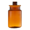 Mulut Kecil 300ml Botol Plastik Amber Untuk Penyimpanan Tablet Kapsul Pil