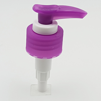 28/410 Pompa Lotion Plastik Ungu Rotatable Untuk Mencuci Rambut
